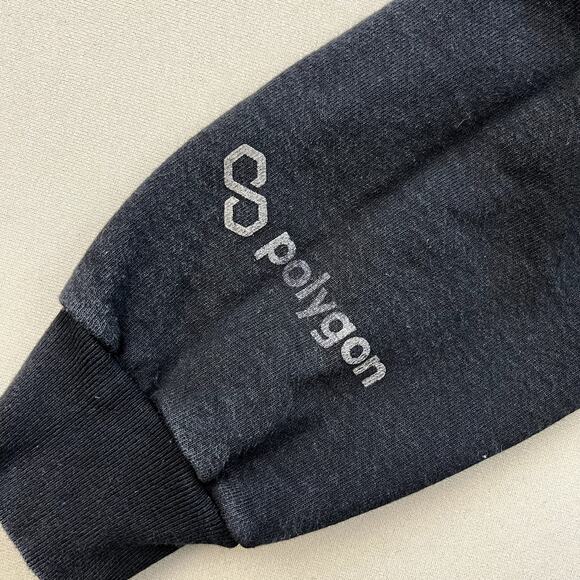 Polygon Studios Hoodie Sweatshirt Adult Small Black Tech Art Design Video Game - Picture 5 of 12